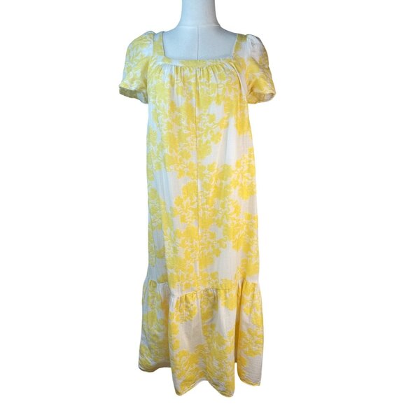 2/$30 ZARA XS-S Yellow & White Floral Cotton Dress - Picture 3 of 14